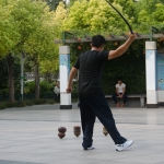 Les joueurs de toupie chinoise de Zhengzhou