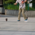 Les joueurs de toupie chinoise de Zhengzhou